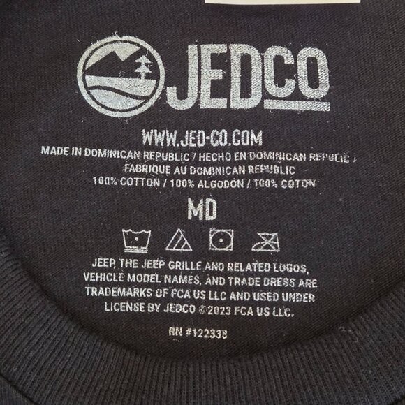 Jeep Men's Tee Shirt Medium Short Sleeved - Picture 4 of 6